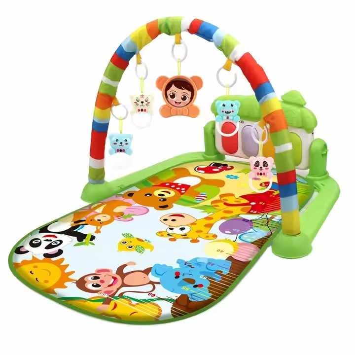 Wholesale Multi-functional Activity Fitness Sleeping Game Blanket Baby Play Gym Mat Baby Musical Mat with Pedal Piano